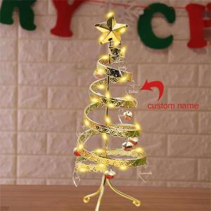 Gepersonaliseerde sneeuwpop naam kerstboom naam kerstboom kristal kerstboom cadeaus voor verjaardag kerstdecoratie geschenken voor vrouwen vrouw vriend vriend, stijl 3-2