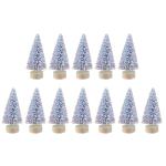 12 Weihnachtsbaum Deko Künstliche Mini-Weihnachtsbäume Aus Sisal,Miniatur Tannenbaum Baum Für Handwerk, Dekoration, Tischdekoration Miniatur Tannenbaum
