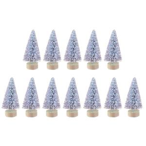 12 Weihnachtsbaum Deko Künstliche Mini-Weihnachtsbäume Aus Sisal,Miniatur Tannenbaum Baum Für Handwerk, Dekoration, Tischdekoration Miniatur Tannenbaum