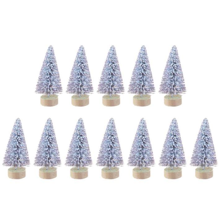 12 Weihnachtsbaum Deko Künstliche Mini-Weihnachtsbäume Aus Sisal,Miniatur Tannenbaum Baum Für Handwerk, Dekoration, Tischdekoration Miniatur Tannenbaum
