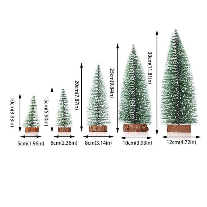 Deko Weihnachten Mini Weihnachtsbaum Zeder Desktop Kleiner Weihnachtsbaum Desktop Fenster Tisch Weihnachtsschmuck (G, One Size)