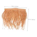 2 Stück Strohdekoration Rasendekor Simulation Strohdach Für Garten DIY Künstliches Strohdach DIY Strohdach Gefälschte Strohabdeckung Gefälschtes Stroh Gefälschtes Strohdach