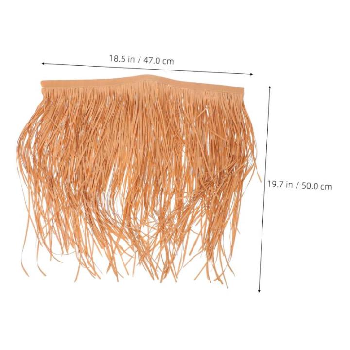 2 Stück Strohdekoration Rasendekor Simulation Strohdach Für Garten DIY Künstliches Strohdach DIY Strohdach Gefälschte Strohabdeckung Gefälschtes Stroh Gefälschtes Strohdach