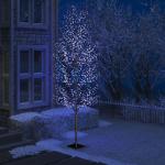 LED Weihnachtsbaum Lichterbaum Weihnachten Christbaum für Außenbereich geeignet 1200 LEDs Blaues Licht Kirschblüten 400 cm
