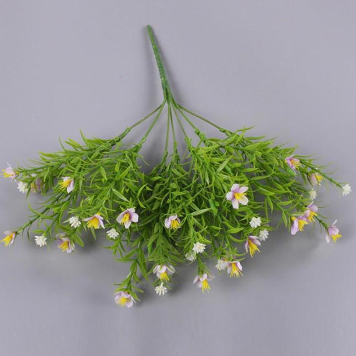 0811 Kunstbloemen, 140 bundels kunstbloemen, outdoor, weerbestendig, als echte , balkonplant voor buiten, balkonbak, tuin, buiten
