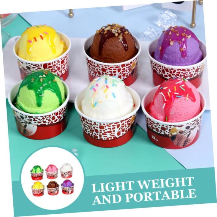 12 Stück Eiscreme Modell Eiskugeln Gefälschte Eiscreme Geschenke Künstliches EIS Partygeschenk Eiscreme Requisiten Eiscreme Display Requisiten Eiscreme Requisiten