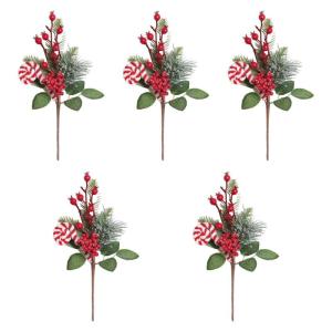 5X Weihnachtsbaum Zweige Künstliche Weihnachten Bäume Natürliche Dekoration Handgemachte Weihnachten Baum Füller Zweige für Bekannte