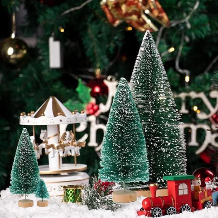 72 Stück Mini Weihnachtsbaum 4.5CM Grün Künstlicher Tannenbaum Klein Christbaum Modell Schnee Frost Bäume Miniatur Tanne Tischbaum Weihnachtsschmuck Desktop Ornamente für DIY 