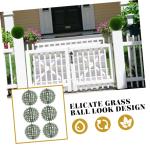 12 STK Blumenarrangement Hochzeitsdekoration hochzeits Dekoration gartendeko Buchsbaum Fälschung Gefälschte Pflanzen blumenständer Grasrahmengestell Kugelblumenhalter Plastik Gr