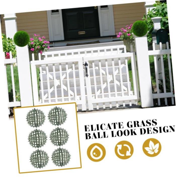12 STK Blumenarrangement Hochzeitsdekoration hochzeits Dekoration gartendeko Buchsbaum Fälschung Gefälschte Pflanzen blumenständer Grasrahmengestell Kugelblumenhalter Plastik Gr
