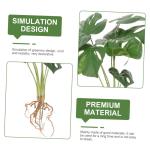 Büro-Faux-Pflanze Lebendiges Monstera-dekor Lebendige Künstliche Pflanze Kunstpflanze Für Den Haushalt Café-dekor Künstliche Monstera-Pflanze Tischplatte Kunstpflanze Plastik 
