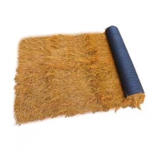 Künstliches Strohdach, Reetgedeckte Hausfliesen, Mexikanische Stil Synthetisches Reetdach Palmgras Rolle, Strohfliesen, Strohdach Deko, Gartenzaun-Dekoration Und Bar-Dekoration(1x