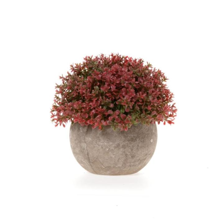 Plastic Nep Planten met Potten Decoratieve Kleurrijke Levensechte Bloem voor Thuis/Kantoor Decor Pack van 3