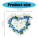 Künstliche Blumensträuße, künstliches Rosenarrangement für Hochzeit, Tafelaufsatz, Valentinstag, Dekoration, Foto-Requisiten