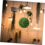 1Stk Simulierter Mailänder Ball Simulation Pflanzengrasball Graskugeln dekorieren deckenverkleidung Artificial Plants Indoor Pflanzenkugel nachgemachter Grasball Plastikblume Gree