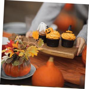 12 STK Herbstverzierung Herbstdeko Halloween Dekoration Party Decoration wohnraumdeko draussen Kürbis Dekorationen Girlande Kunstpflanzen drinnen Kürbis-Dekor dekorative Requisit