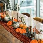 Kunstbloemen, 25 stuks, kunstrozen, bloemen met stengels, echte touch, kunstschuim, rozen voor bruiloft, boeketten, feest, kantoor, babyshower, woondecoratie, oranje