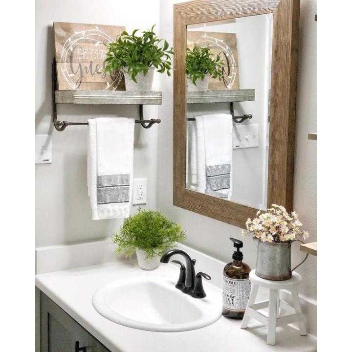 Kunstplant mini kunstplant eucalyptus rozemarijn kruiden in cementpot decoratie badkamer bureau keuken tuin decoratie set van 3
