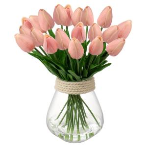 10 stuks kunstbloemen, kunstbloemen, tulp, kunstbloemen, tulp, bloemenboeket, latex, bloemen, zijde, tulp, real-touch, voor thuis, feest, bruiloftsboeket, tuindecoratie
