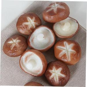 5 Stück Simulierte Shiitake Pilze Kleine Pilz Dekoration Simulierte Pilz Dekoration Künstliche Pilze Dekorative Foto Requisite Mini Künstliche Pilze Realistische Shiitake