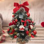 Tisch-Weihnachtsbaum, Mini-Weihnachtsbaum für den Schreibtisch mit Lichtern, dekorativer Kleiner Weihnachtsbaum, Weihnachtsdekoration für die, Style B