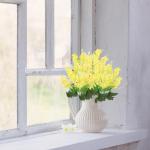 35 cm kunstmatige hyacinten bloemen 6 stuks kunstmatige decoratie voor huis keuken badkamer slaapkamer tafelopzetstuk bruiloftsdecoratie 1410