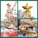 Gepersonaliseerde sneeuwpop naam kerstboom naam kerstboom kristal kerstboom cadeaus voor verjaardag kerstdecoratie geschenken voor vrouwen vrouw vriend vriend, stijl 3-3