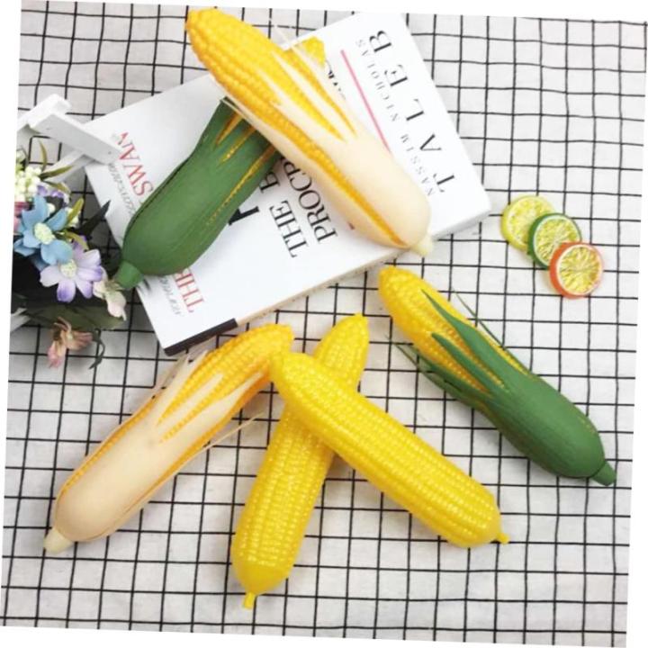 12 STK Mini-Kunstmais Künstliche Pflanze künstliches Popcorn plastikbeutel plastiktasche Gemüse Pflanzendekor künstlicher Mais gefälschter Mais Miniatur Kleidung Maiskolben Mo
