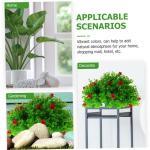 3St Dekorative Grasbälle für den Garten kunsthängepflanzen Künstliche Pflanzenkugel Topiary-Kugeln künstlicher Formschnitt gefälschte Pflanzenformschnittbälle Indoor-Topiary