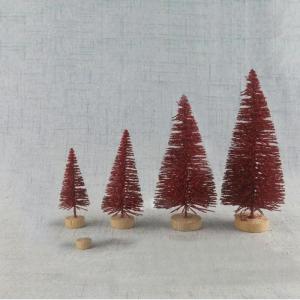 8 Stück Mini-Weihnachtsbäume in verschiedenen Größen, künstliche Glitzerbäume für Weihnachten, Heimdekoration, Tischdekoration, Ornamente, Party- und Schreibtischdekoration,