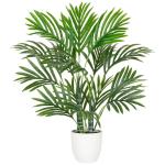 Kunstplant, palm, , kunstpalm, grote tropische esthetische decoratie voor woonkamer, slaapkamer, kantoor, huis (groen, 58 cm)