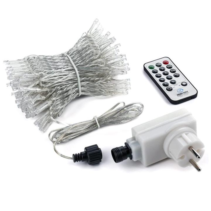 Kerstboomverlichting Meerkleurig, 20M 200 LED Lichtsnoer, Waterdicht Lichtketting, Kerstlichtsnoer, voor binnen en buiten, 8 verlichtingsmodi, Timerfuncties, Decoratie Kerstmis