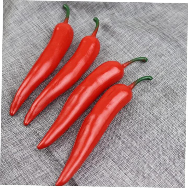 5 Sätze Simuliertes Pepper-Modell Wohnungsdeko Hausdeko Art Paprika Simulation Lebensechter Pfeffer Polyfoam-Paprika-Modell Food-Modell Pfeffer-Modell Poly-Drache 6 Stück * 5