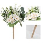 Deko Blumen 13 Stück Fake Künstliche Flowers mit Stielen DIY Brautjungfer Brautsträuße Valentinstag Muttertag Hochzeitsfeier Babyparty Zuhause Dekoration 1812