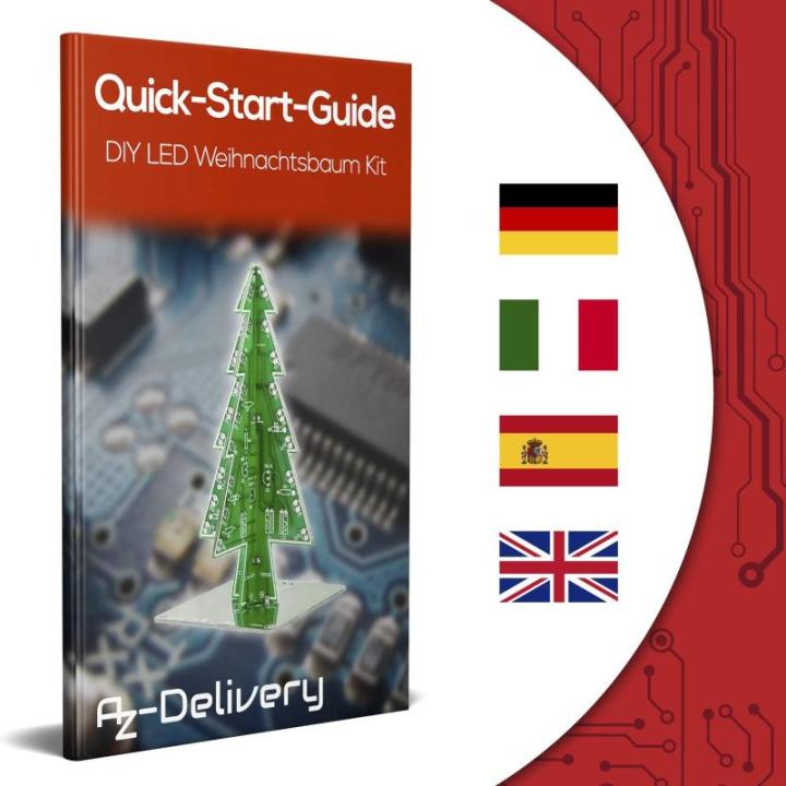 3 x DIY LED kerstboomkit om zelf te solderen Inclusief E-Book!