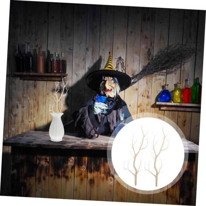 18 STK Halloween-Korallentote Zweige Manzanita trockene Zweige Modelle mit künstlichen Zweigen Kunststoffzweige Dekorationszweige weihnachtsdeko Links Zweige zur Dekoration Äste