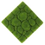 3 Stück Simulierte Moosdekoration Quadratischer Grasteppich Künstliches Moos Pflanzendekor Künstliches Grünes Moos Gefälschte Moosmatte Wandmoos Ornament Künstliches Moos