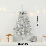 Kerstboom met verlichting 45 cm lichtketting kerstboom mini kerstboom kunstkerstboom kerstdecoratie tafel kerstboom kerstcadeaus kerstboom wit