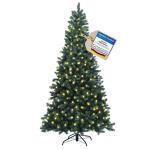 Premium kerstboom 240 cm – helder licht – kunstmatige kerstboom – met 70 leds – onechte dennenboom – PE-kerstboom