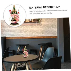 3 STK Harmonische Ornamente Zen-dekor Japanische Strohdekoration Fengshui-dekor Weihnachtsfeierdekoration Sushi-Restaurant-tischdekoration Wohnkultur Bonsai Baum Büro Bambus Mini