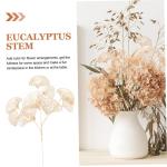 4 Stück Simulierter Ginkgo biloba Eukalyptusstängeldekor Kunstzweige für Vasen mikrogur künstliche Pflanze zähluhr offic künstliche Ginkgoblätter Gefälschte Ginkgo-Dekore p