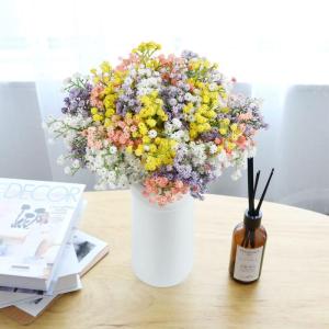 Gypsophila-, 12 stuks, gemengde kleuren, kunstplanten, boeketten voor bruiloft, feest, tuin, binnenplaats, decoratie