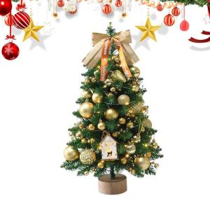 Christmas Tree Miniature, Small Artificial Christmas Tree, Tabletop Christmas Tree, Christmas Tree Ornaments, Miniature Christmas Tree Decor, Holiday Tree for Tabletop, Christmas D