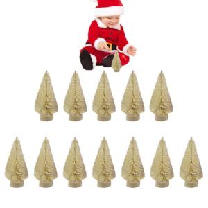 12 Weihnachtsbaum Deko Tannenbaum Für Tisch Miniaturkiefern Sisalbäume Künstlicher Christbaum Miniatur Tannenbaum Christbaum,Weihnachtsdeko