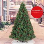 Weihnachtsbaum, Dekoration, fichte, tannenzapfen, umweltfreundlich, Faltbarer Weihnachtsbaum, vordekorierter künstlicher Weihnachtsbaum aus Chrysantheme, der Neue