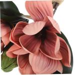 ceramic ornaments 2 Stück künstliche Kunstblumen, Haushaltsdekoration, Blumenstrauß, Dekorationen, Hochzeit, Heimdekoration, simulierte Ornamente, gefälschte Magnolien-Blumen-S
