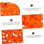 600 STK Kürbis Dekoration kleine Kürbisse Emulation orangefarbenes Dekor Halloween Pumpkin halloweenkürbis Herbstdeko Halloween-Kürbis-Requisiten Kürbisse in Mikrolandschaft S