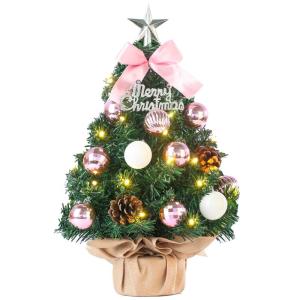 Mini kerstboom kleine kerstboom met verlichting LED tafel kerstboom klein kunstmatig versierd voor Kerstmis decoratie 60 cm