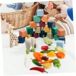 4 Sätze Gefälschtes Gemüse Realistisches Gemüse Gemüse-Modell Gemüse Kognitives Modell Künstlicher Pfeffer Falsches Gemüse Kartoffelspielzeug Lebensmitteldekor Schaum 17 St