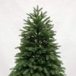 Weihnachtsbaum aus grüner PVC-Kiefer, 300 cm, unbeleuchteter künstlicher Weihnachtsbaum für den Innenbereich, mit Scharnier, schwer entflammbar, schmaler Baum für die Weihnacht